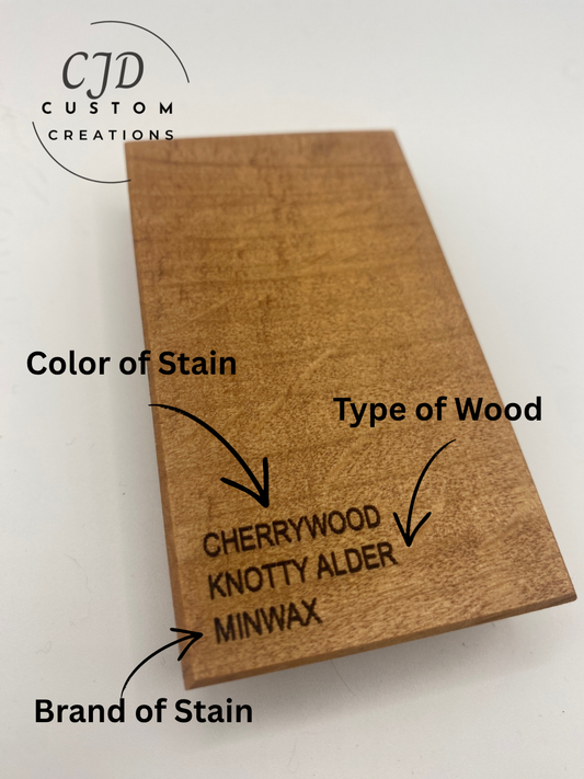 Wood Stain Sample Kit – Real Wood Swatches (Minwax) – Test Stain Colors on 13 Wood Types Before You Buy
