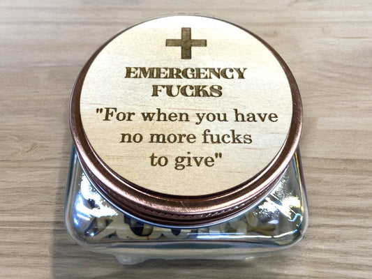 Funny Swear Jar Gag Gift – Adult Office Gift, White Elephant & Coworker Gift