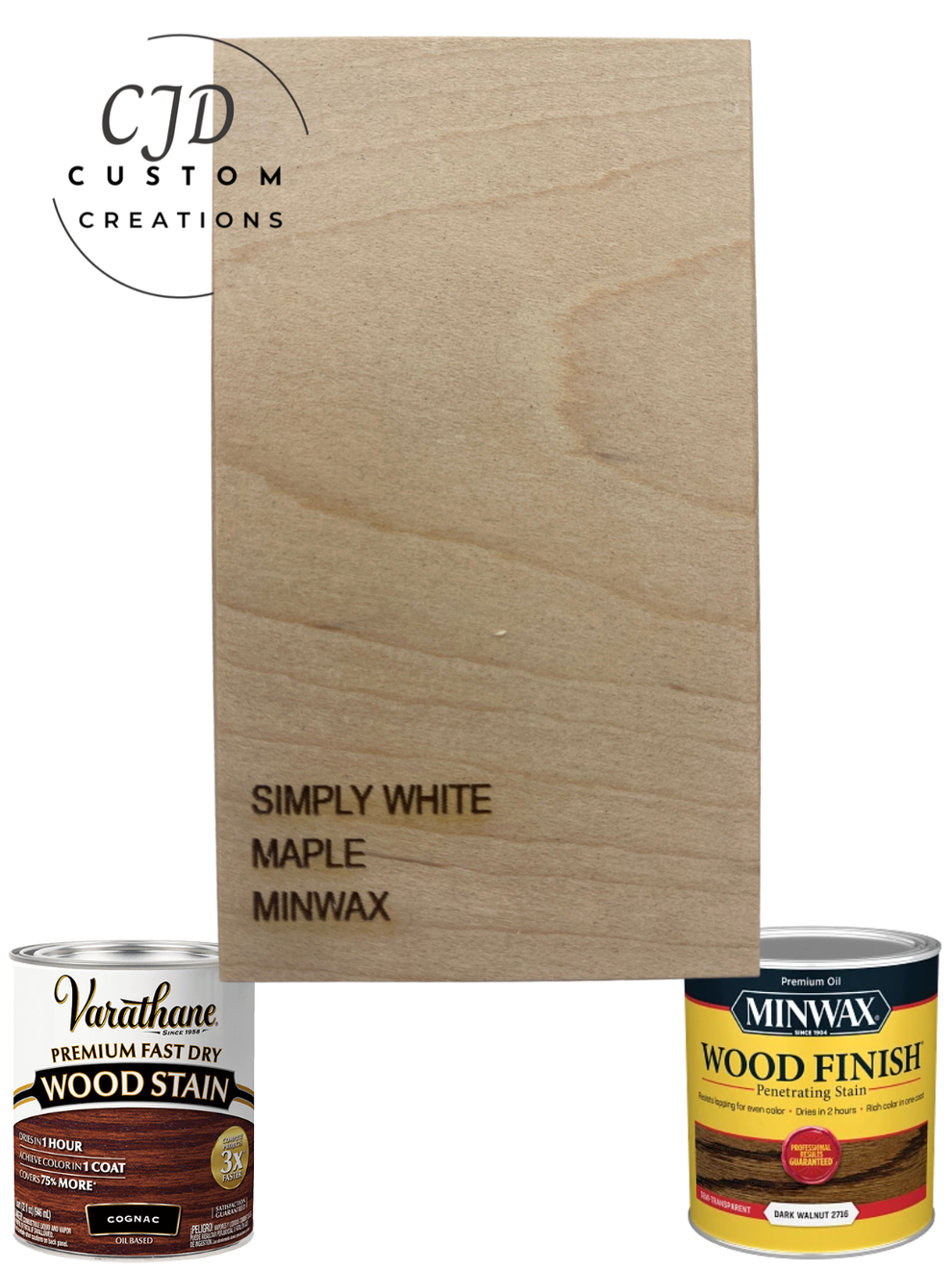 Wood Stain Sample Kit – Real Wood Swatches (Minwax) – Test Stain Color ...