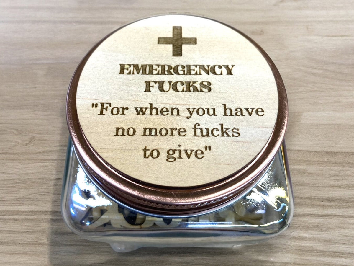 Handmade swear jar funny coworker gift for office desk